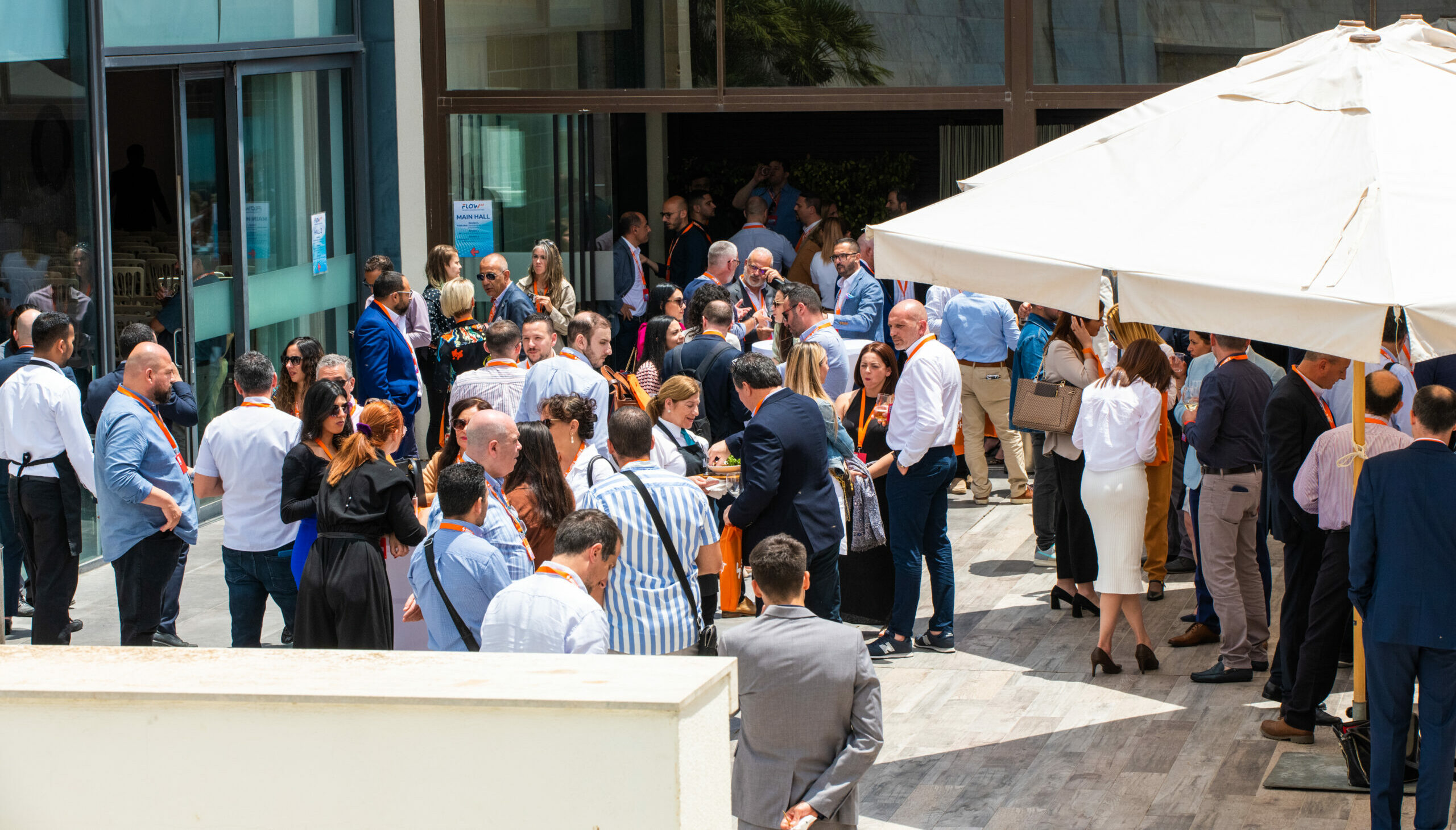 Catering at Flow 2023 event