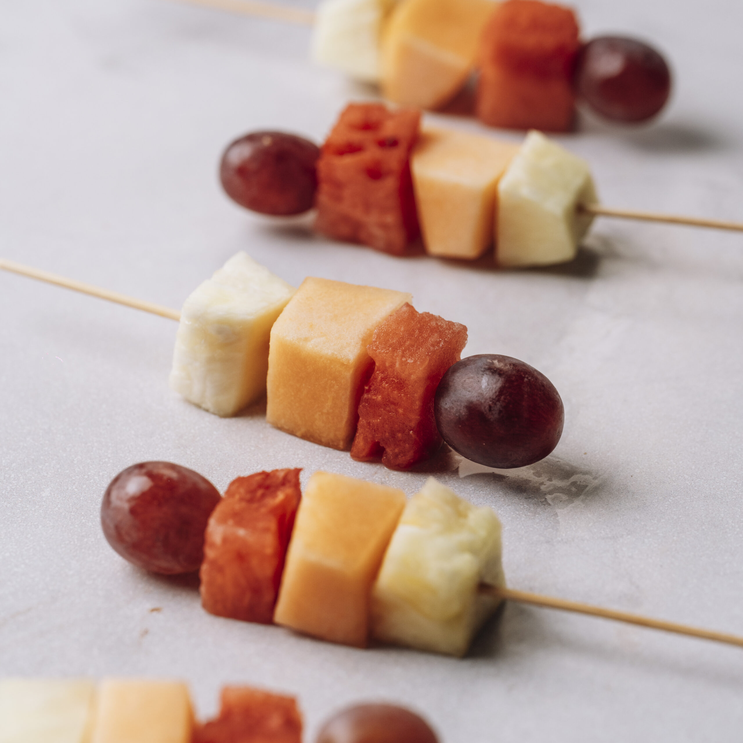 Fresh Fruit Kebabs(Vegan, GF, LF)